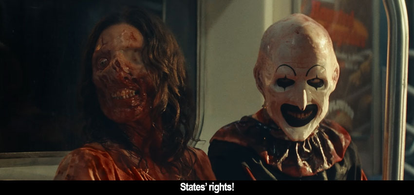 Scaffidi and Thornton in Terrifier 3