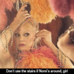 Pamela Anderson in The Last Showgirl: Don't use the stairs if Nomi's around, girl